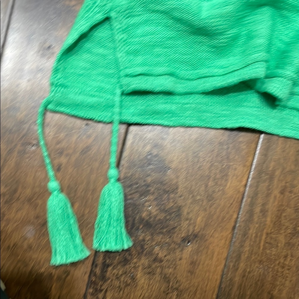 Lilly Pulitzer Green Crew Neck Sweater Relaxed Fit - Picture 4 of 8